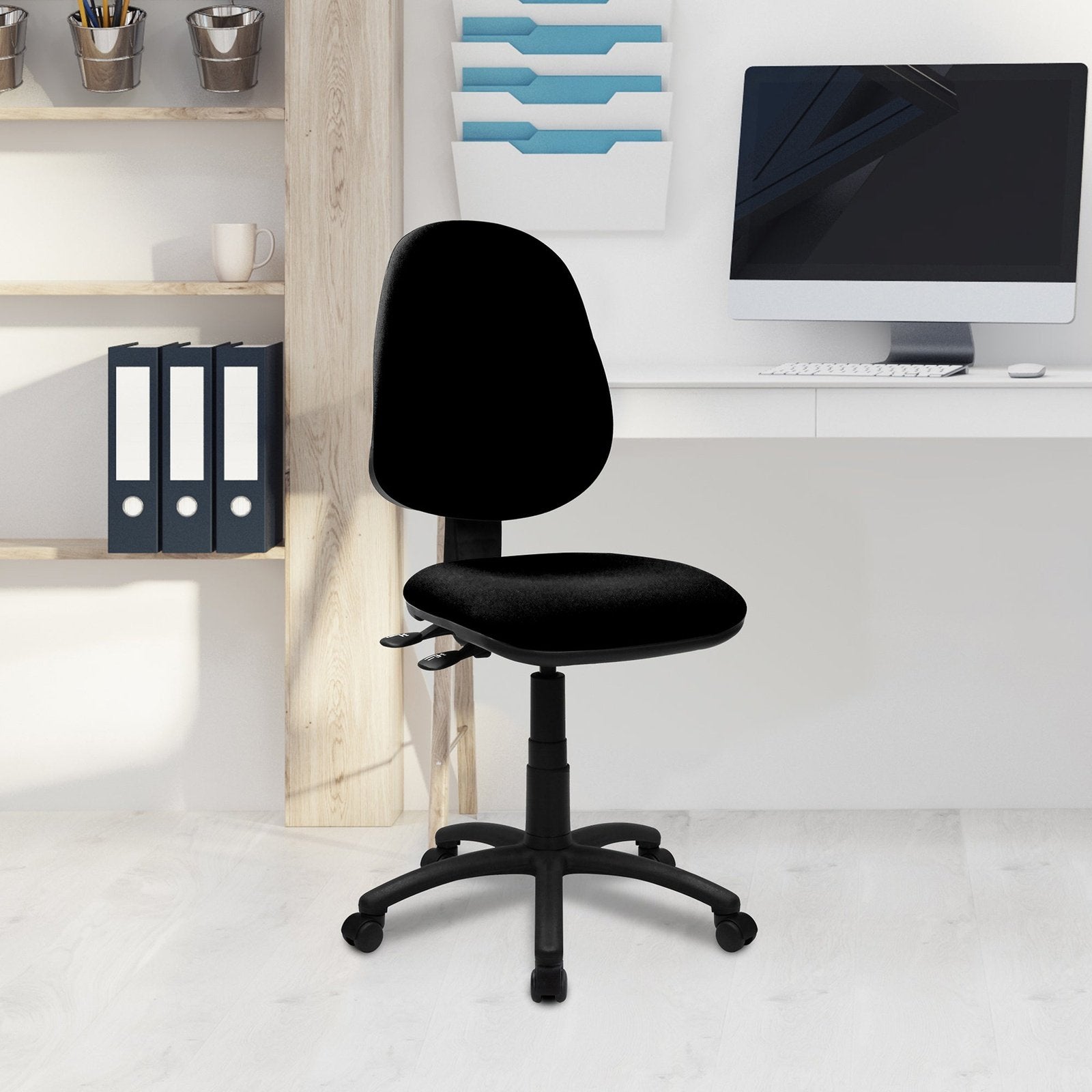 Medium Back Operator Chair - Twin Lever - Office Products Online