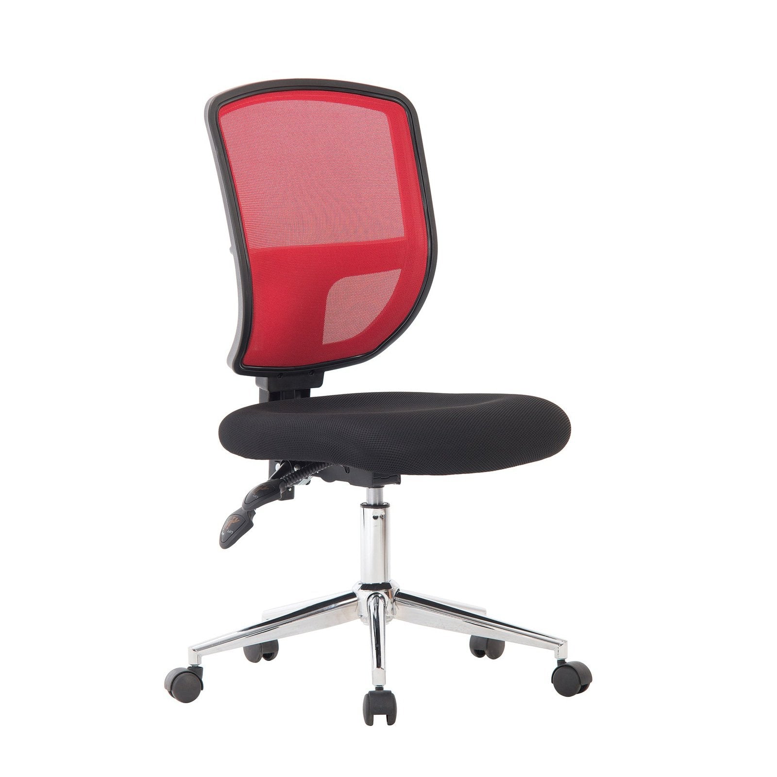 Medium Back Two Tone Designer Mesh Operator Chair with Sculptured Lumbar and Spine Support - Office Products Online