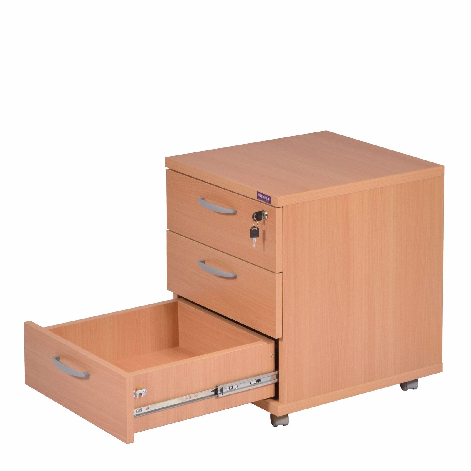 Mobile Pedestal with Castors for Mobility - 3 Drawer - Office Products Online