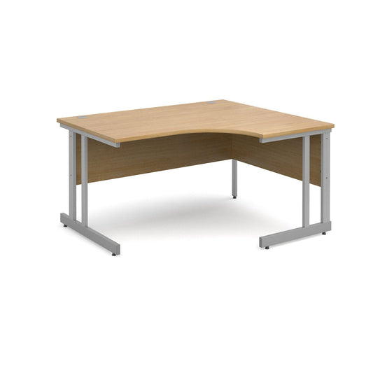 Momento cantilever leg right hand ergonomic desk - Office Products Online