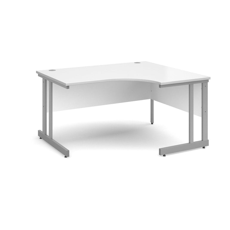 Momento cantilever leg right hand ergonomic desk - Office Products Online