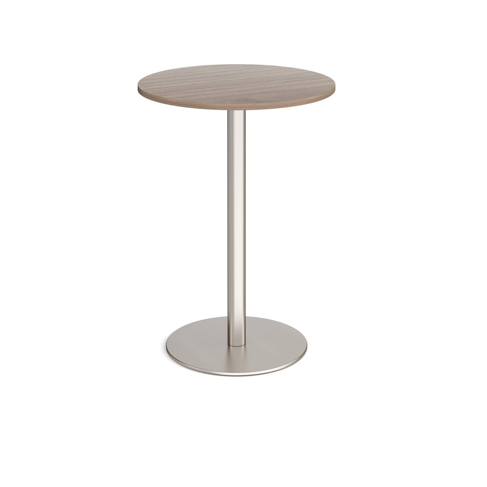 Monza circular poseur table with flat round base - Office Products Online