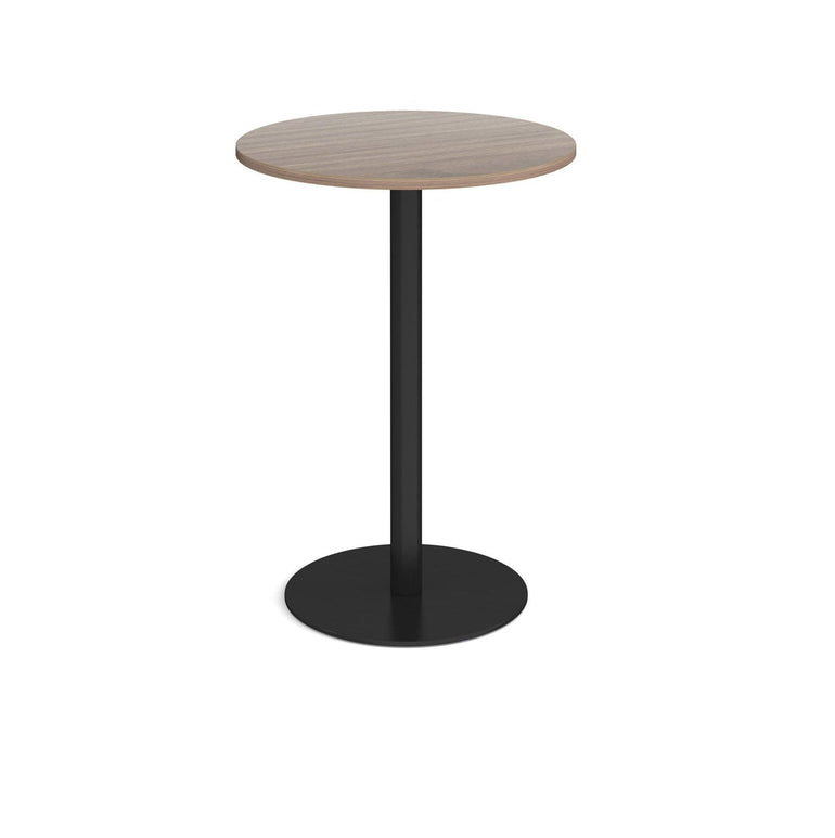 Monza circular poseur table with flat round base - Office Products Online