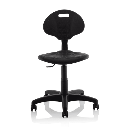 Malaga Medium Back Task Operator Office Chair - Polyurethane, Adjustable Height & Seat Depth, 110kg Capacity, 8hr Usage, 2yr Guarantee