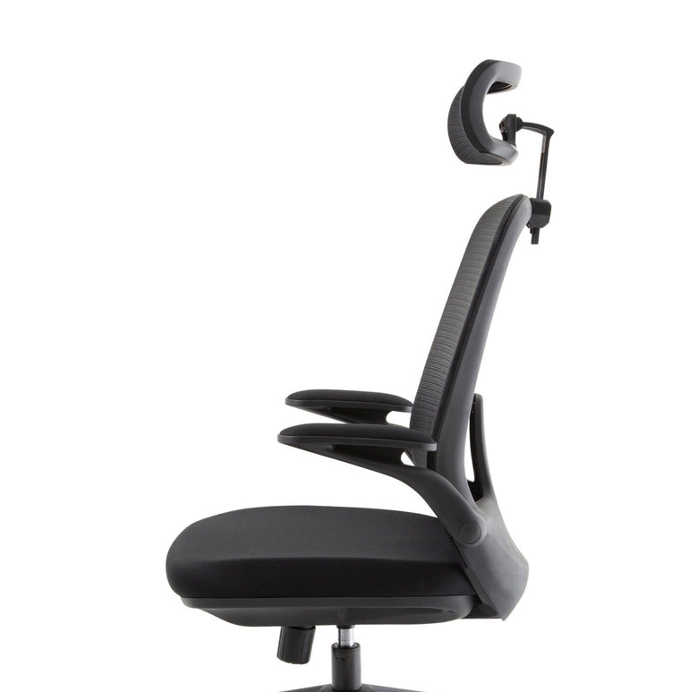 Sigma Executive Mesh Chair With Folding Arms