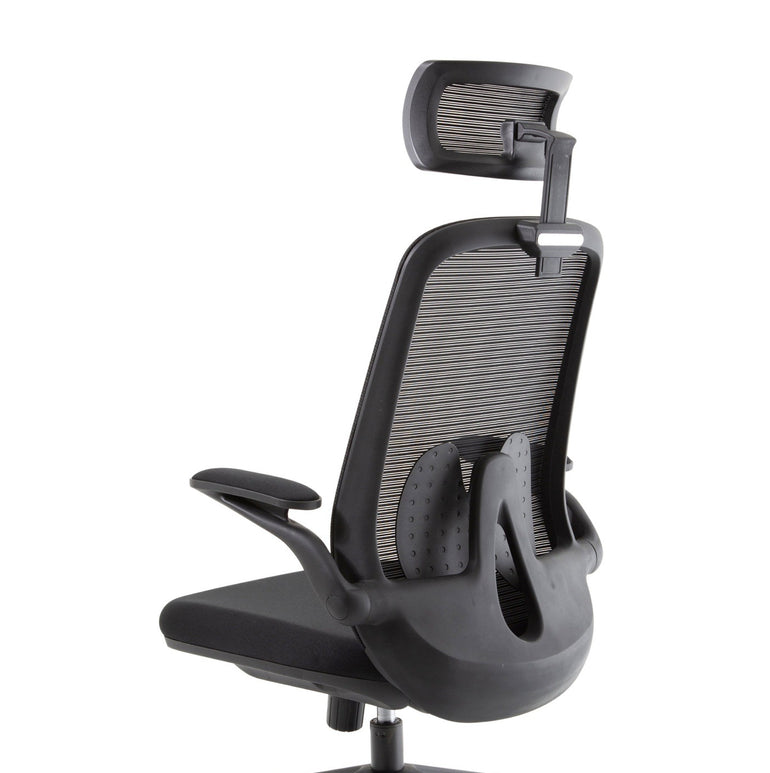 Sigma Executive Mesh Chair With Folding Arms