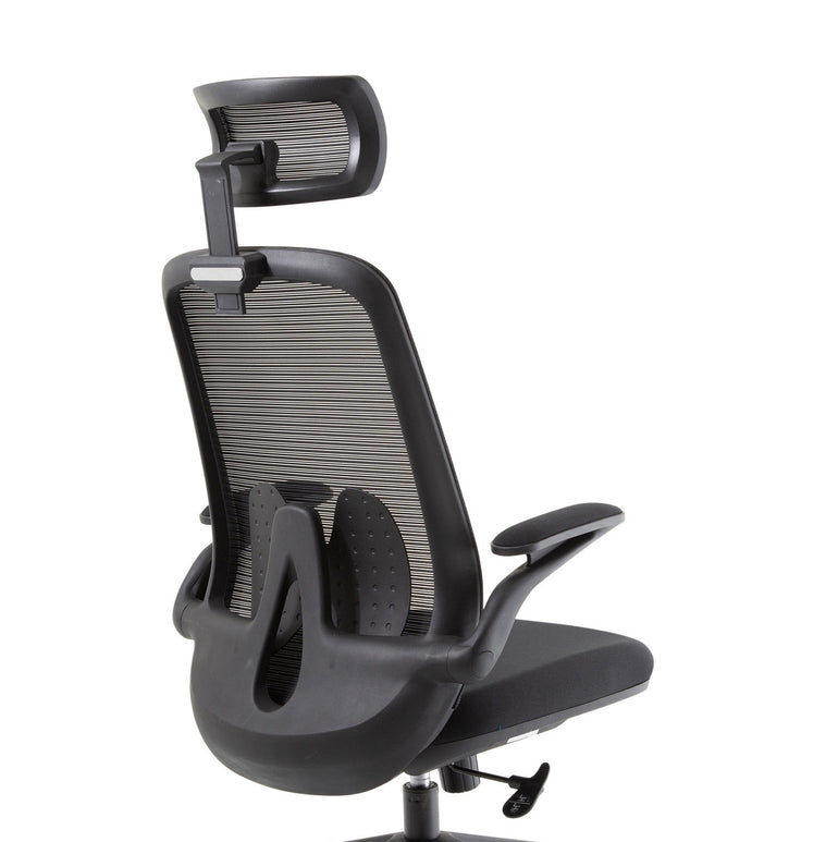 Sigma Executive Mesh Chair With Folding Arms