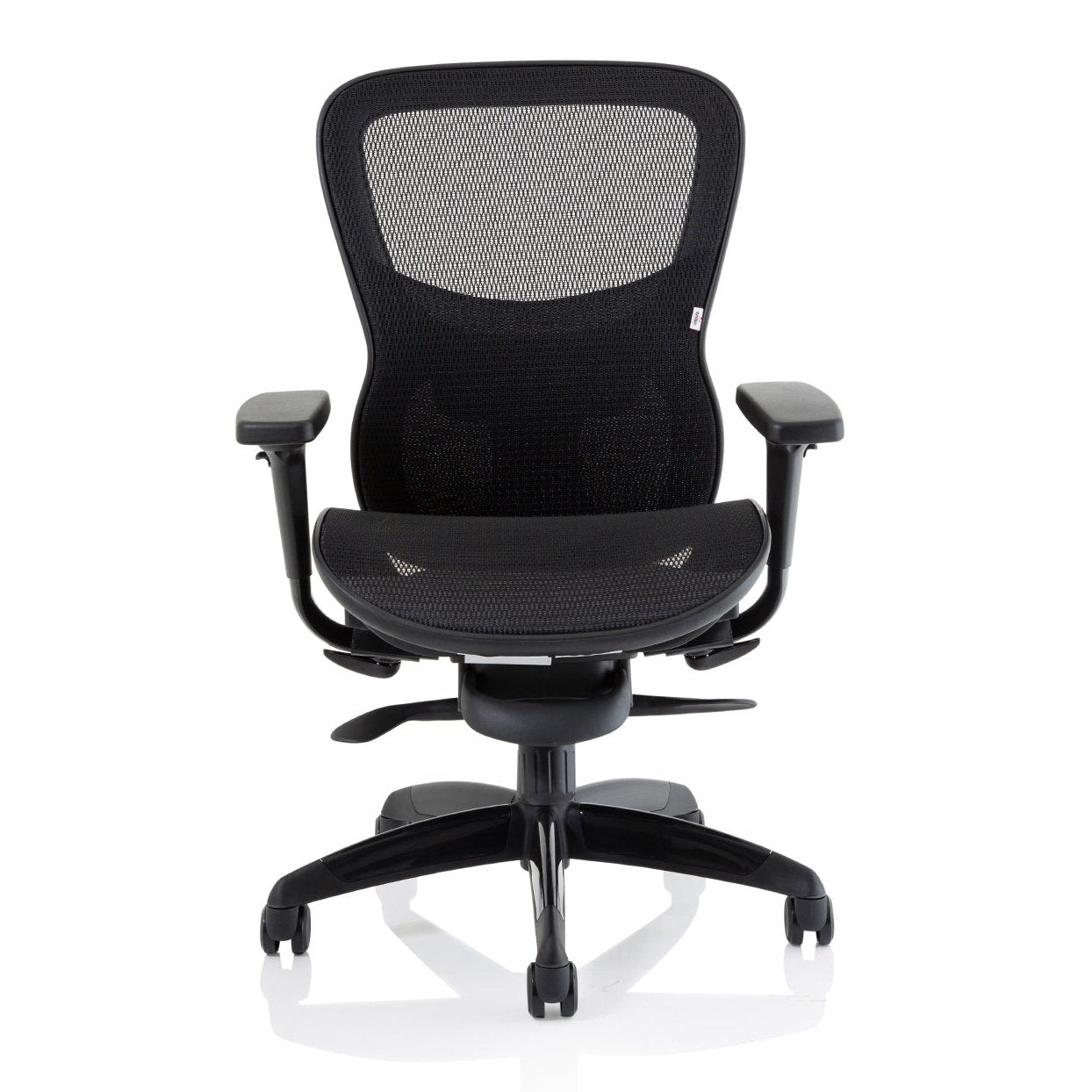 Stealth Shadow High Mesh Back Ergonomic Posture Chair with Arms - 24hr Usage, Adjustable Lumbar Support & Headrest, 135kg Capacity