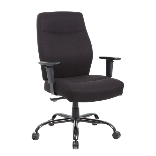 Porter bariatric operator chair with black fabric seat and back - Office Products Online