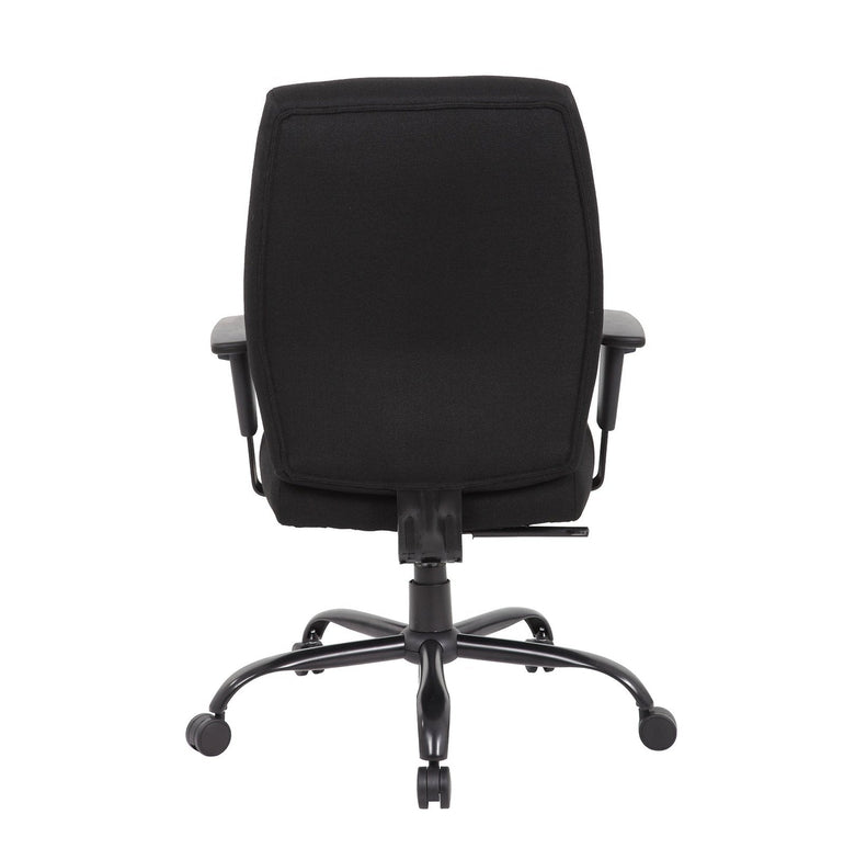 Porter bariatric operator chair with black fabric seat and back - Office Products Online
