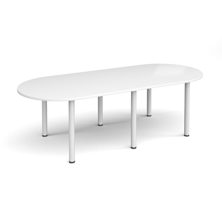 Radial end meeting table 2400mm x 1000mm - Office Products Online