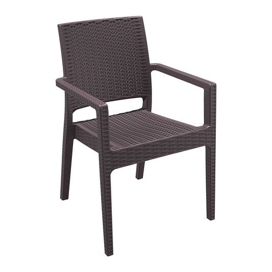 Rattan Style Poly Armchair - Office Products Online