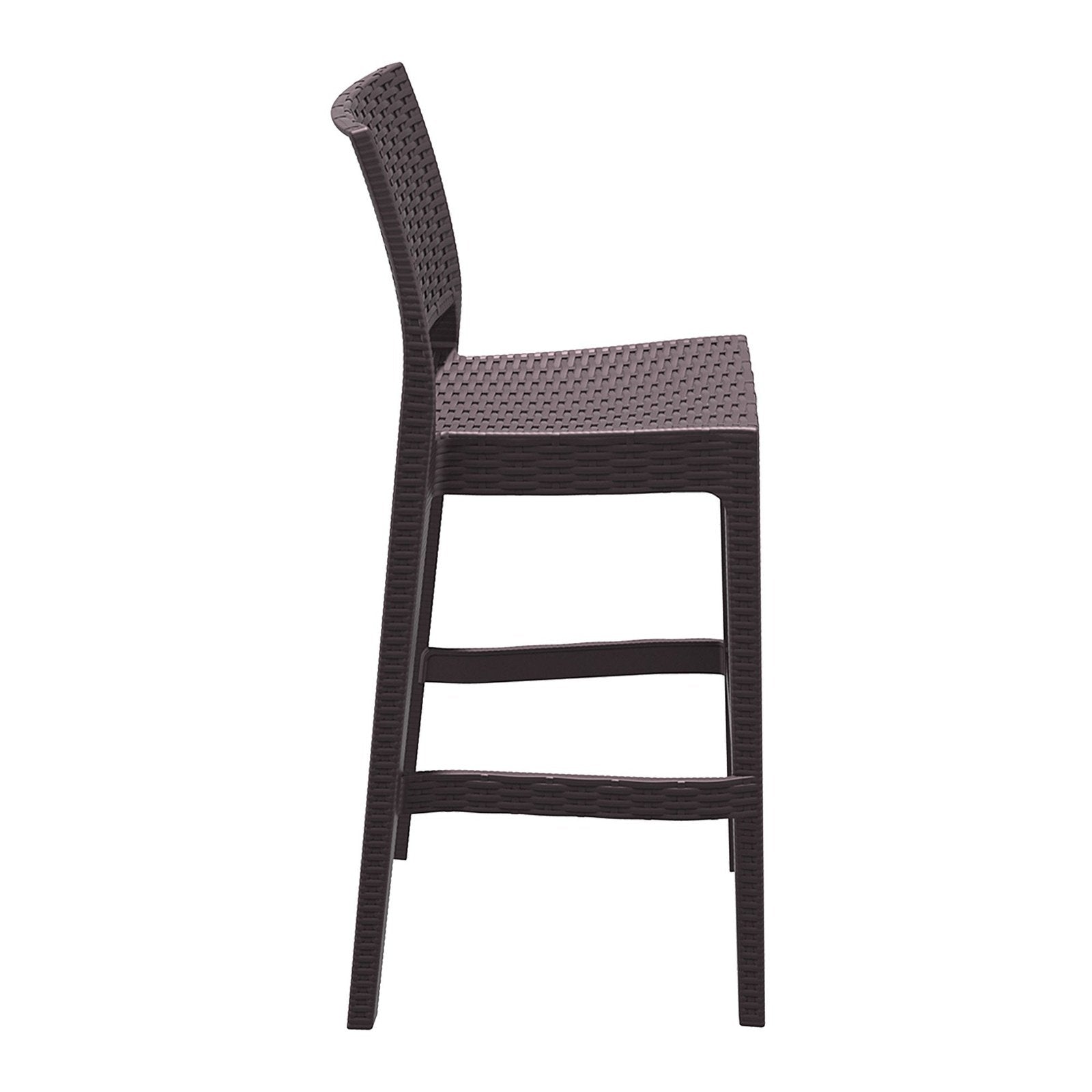 Rattan Style Poly Barstool - 4 Per Box - Office Products Online