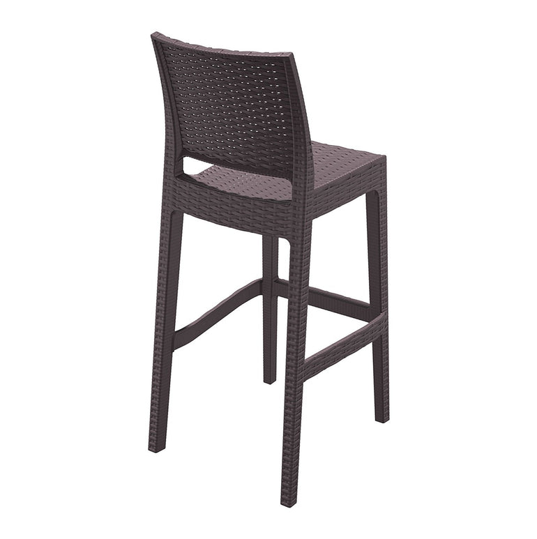 Rattan Style Poly Barstool - 4 Per Box - Office Products Online