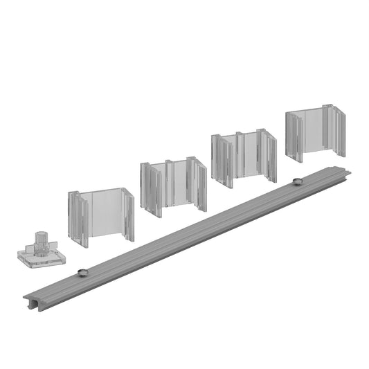 Rear mounting connector for aluminium frame screen returns mid-runs - Office Products Online