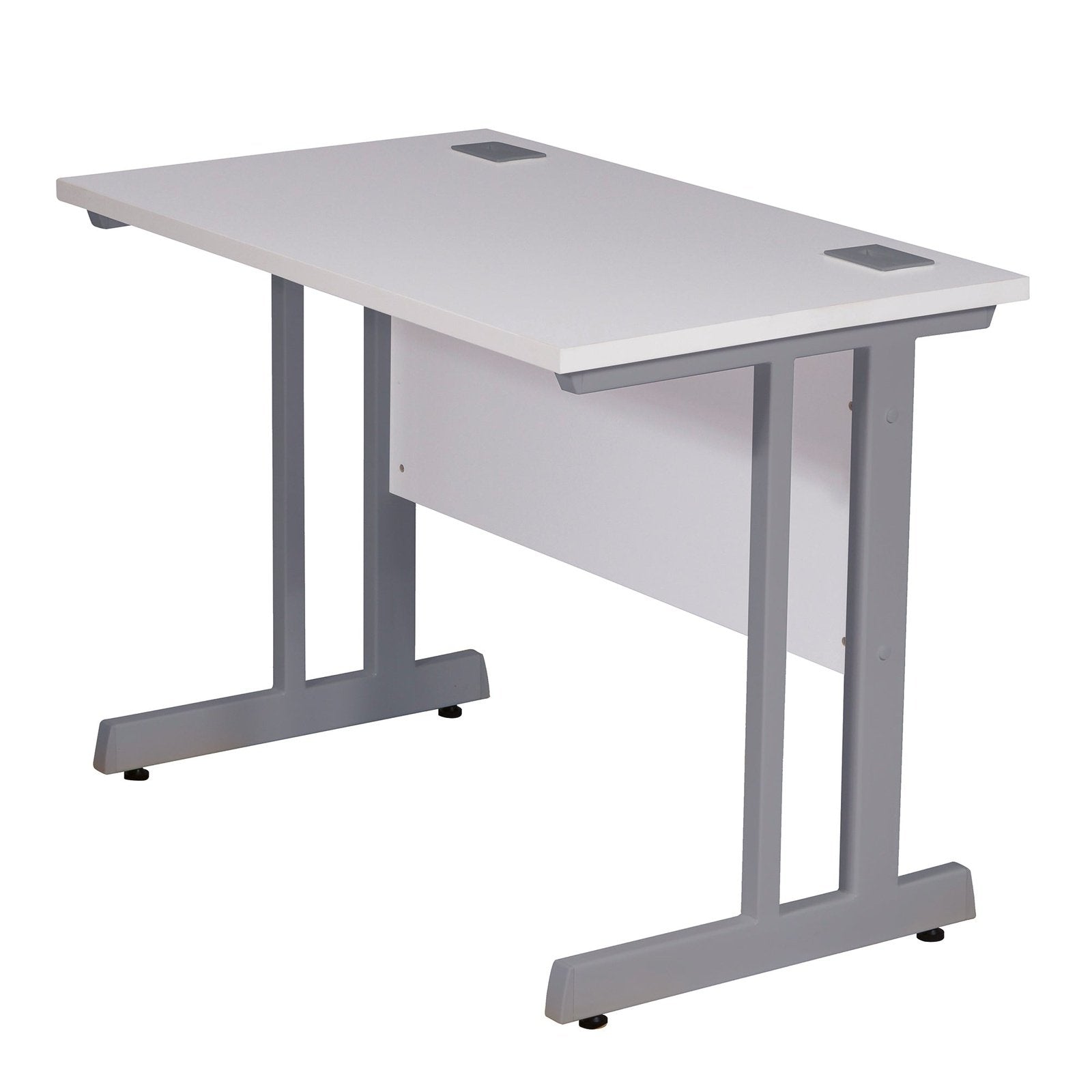 Rectangular Desk - 1000mm Wide with Cable Management & Modesty Panel - Office Products Online