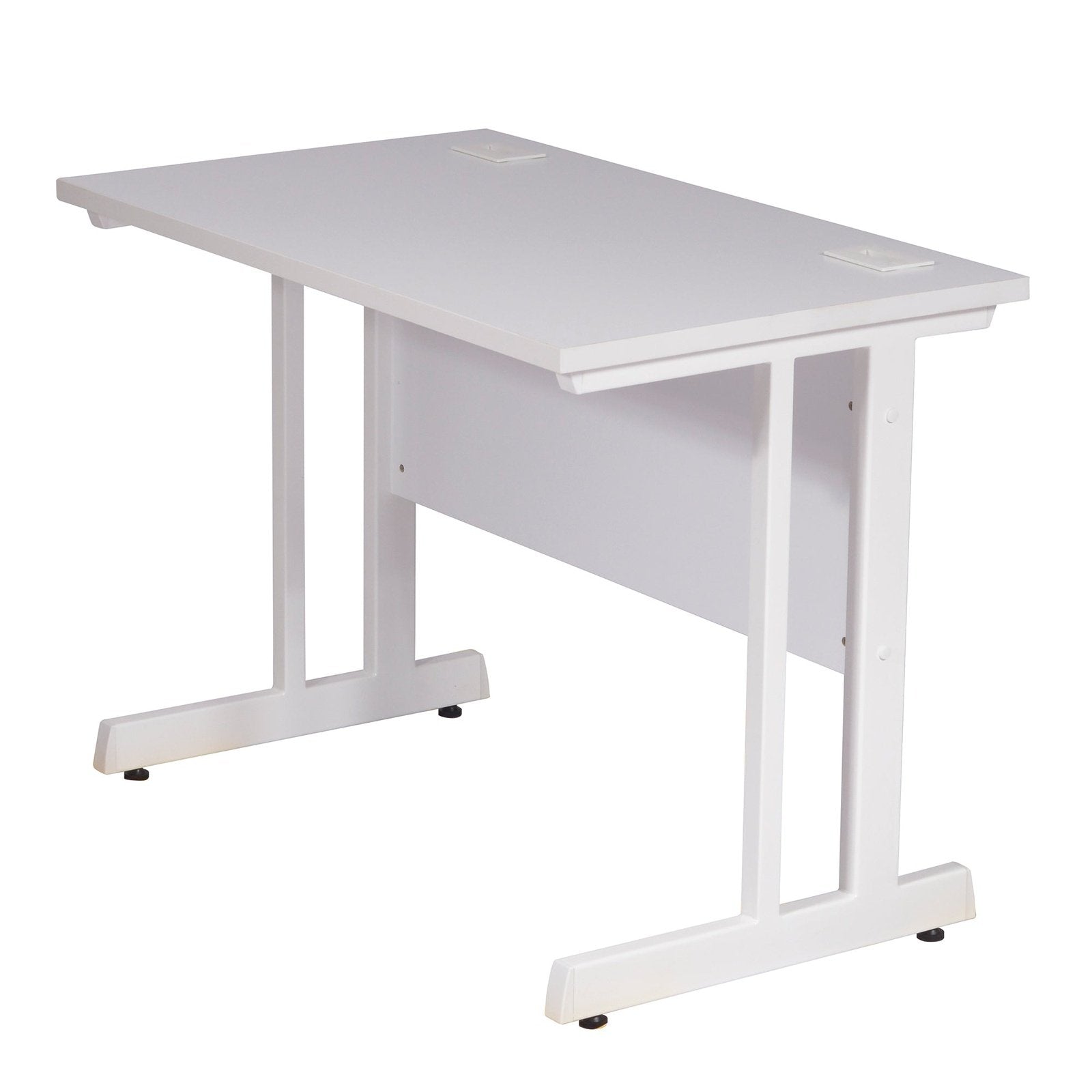 Rectangular Desk - 1000mm Wide with Cable Management & Modesty Panel - Office Products Online