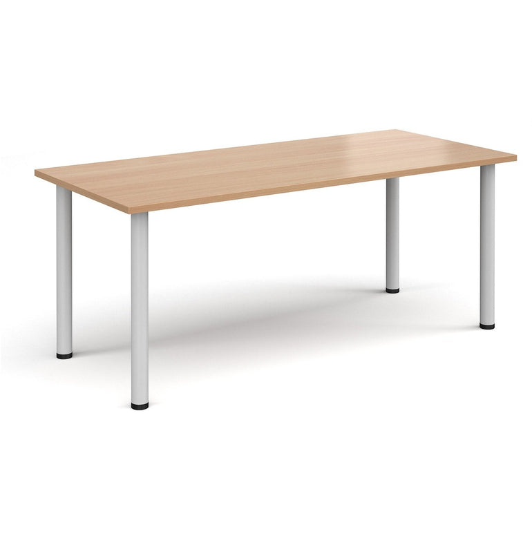 Rectangular radial leg meeting table - Office Products Online