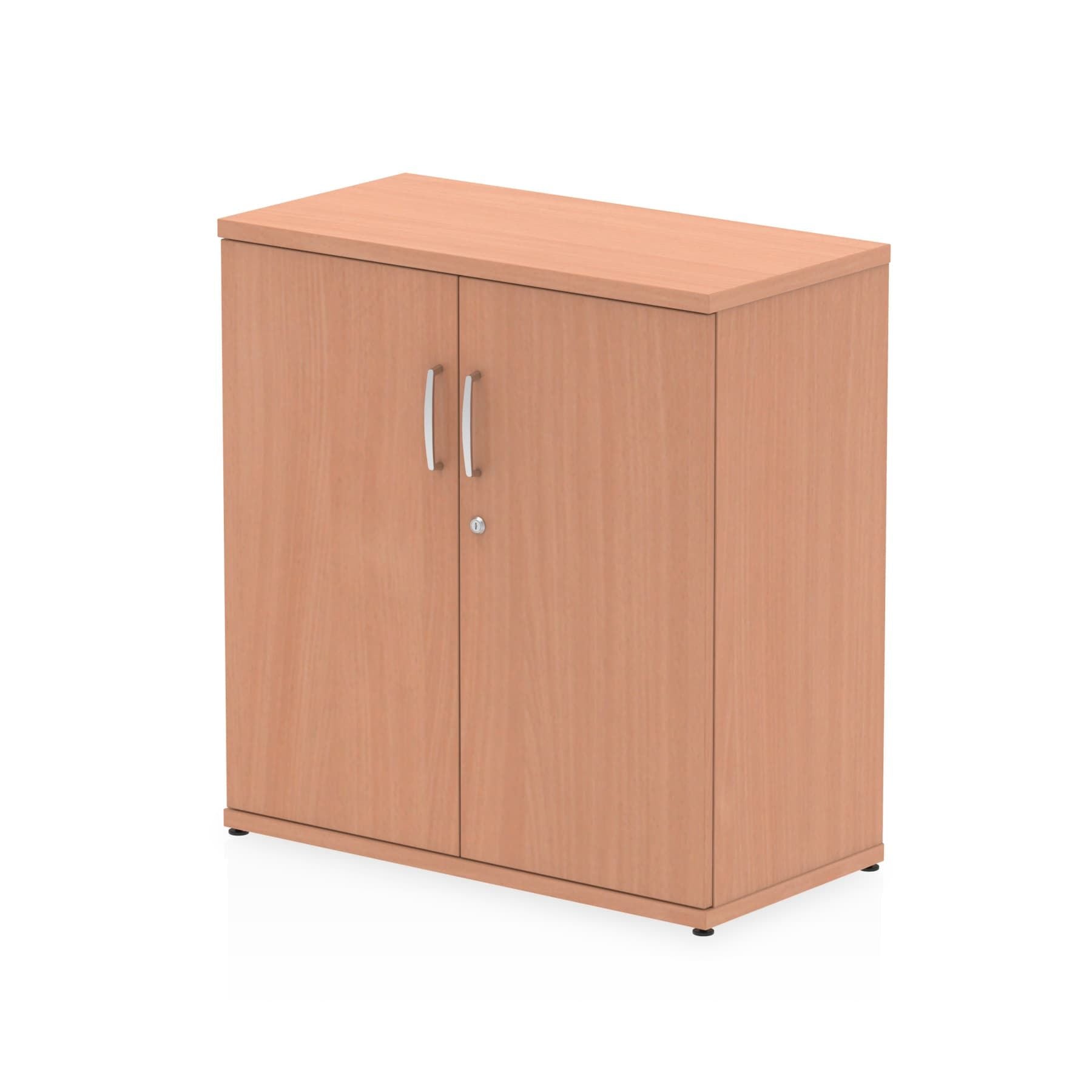 Impulse MFC Cupboard - Self-Assembly, 4 Sizes, 5-Year Guarantee, Adjustable Shelves, Lockable Doors - 800mm W x 400mm D (43-92kg)