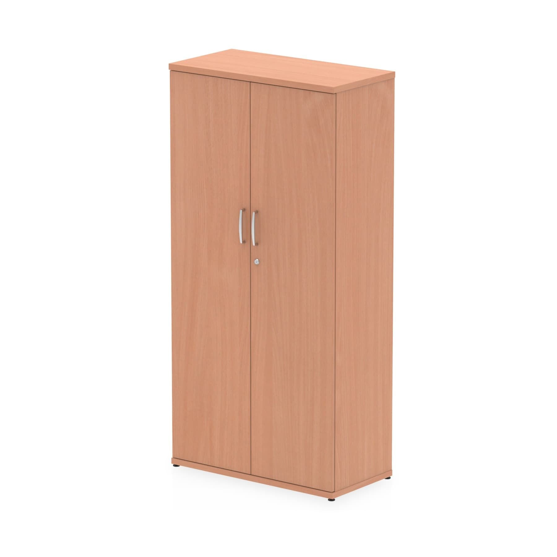 Impulse MFC Cupboard - Self-Assembly, 4 Sizes, 5-Year Guarantee, Adjustable Shelves, Lockable Doors - 800mm W x 400mm D (43-92kg)