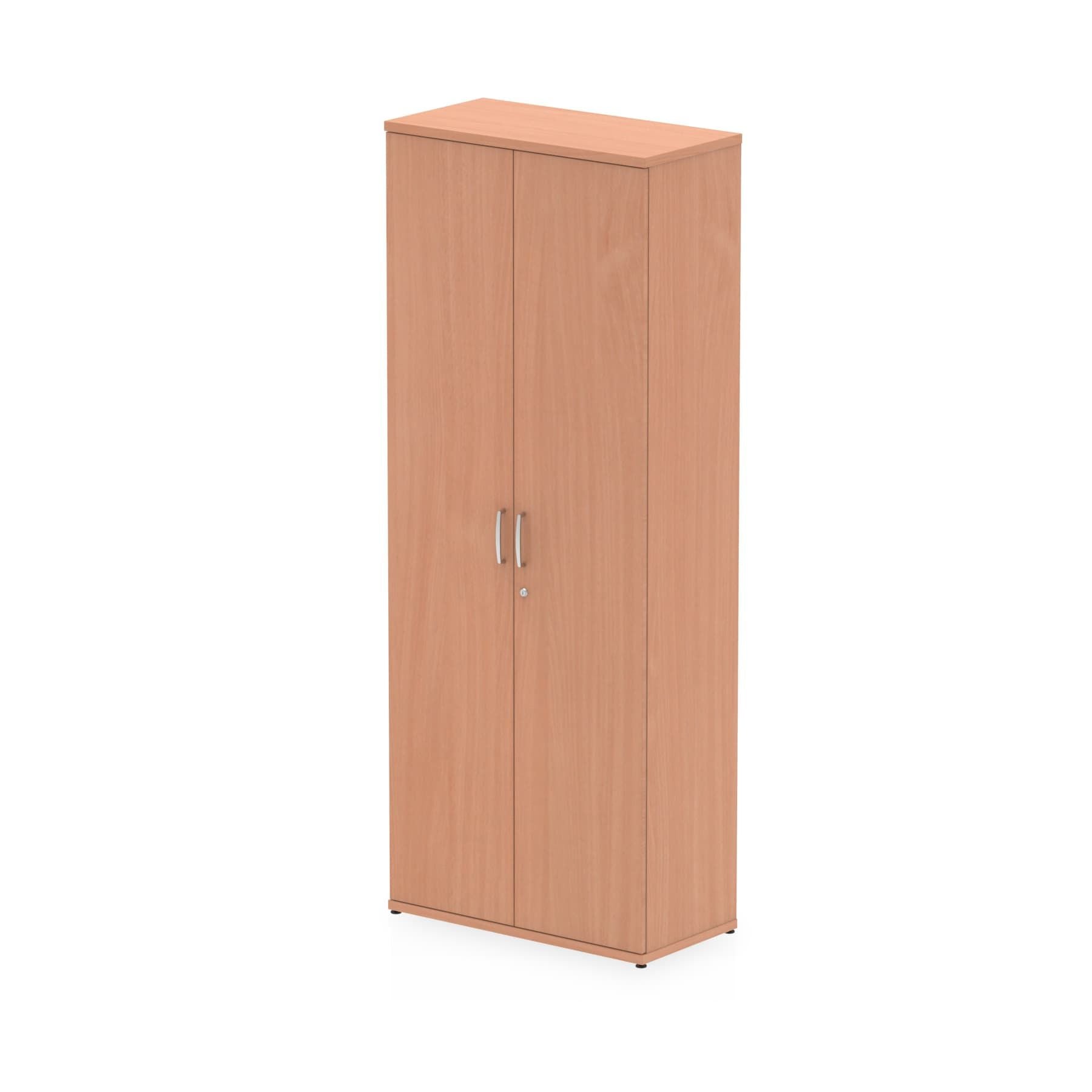 Impulse MFC Cupboard - Self-Assembly, 4 Sizes, 5-Year Guarantee, Adjustable Shelves, Lockable Doors - 800mm W x 400mm D (43-92kg)