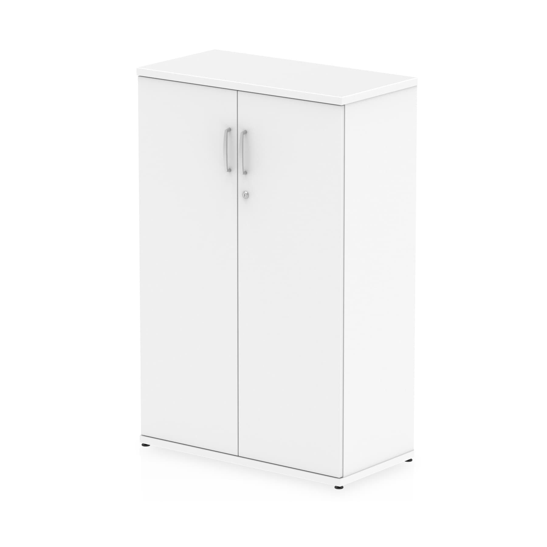 Impulse MFC Cupboard - Self-Assembly, 4 Sizes, 5-Year Guarantee, Adjustable Shelves, Lockable Doors - 800mm W x 400mm D (43-92kg)