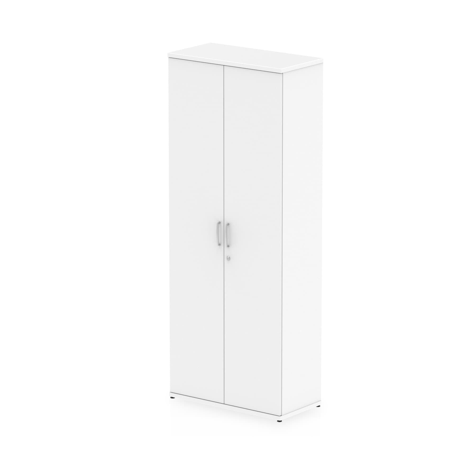 Impulse MFC Cupboard - Self-Assembly, 4 Sizes, 5-Year Guarantee, Adjustable Shelves, Lockable Doors - 800mm W x 400mm D (43-92kg)