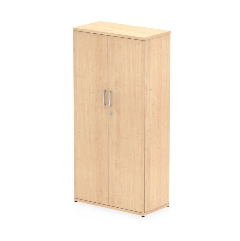 Impulse MFC Cupboard - Self-Assembly, 4 Sizes, 5-Year Guarantee, Adjustable Shelves, Lockable Doors - 800mm W x 400mm D (43-92kg)