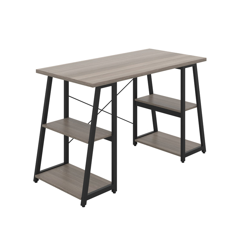 Odell Desk With A-Frame Shelves