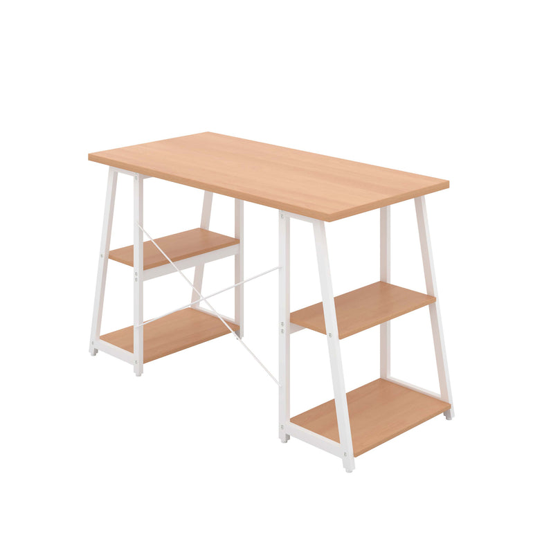 Odell Desk With A-Frame Shelves