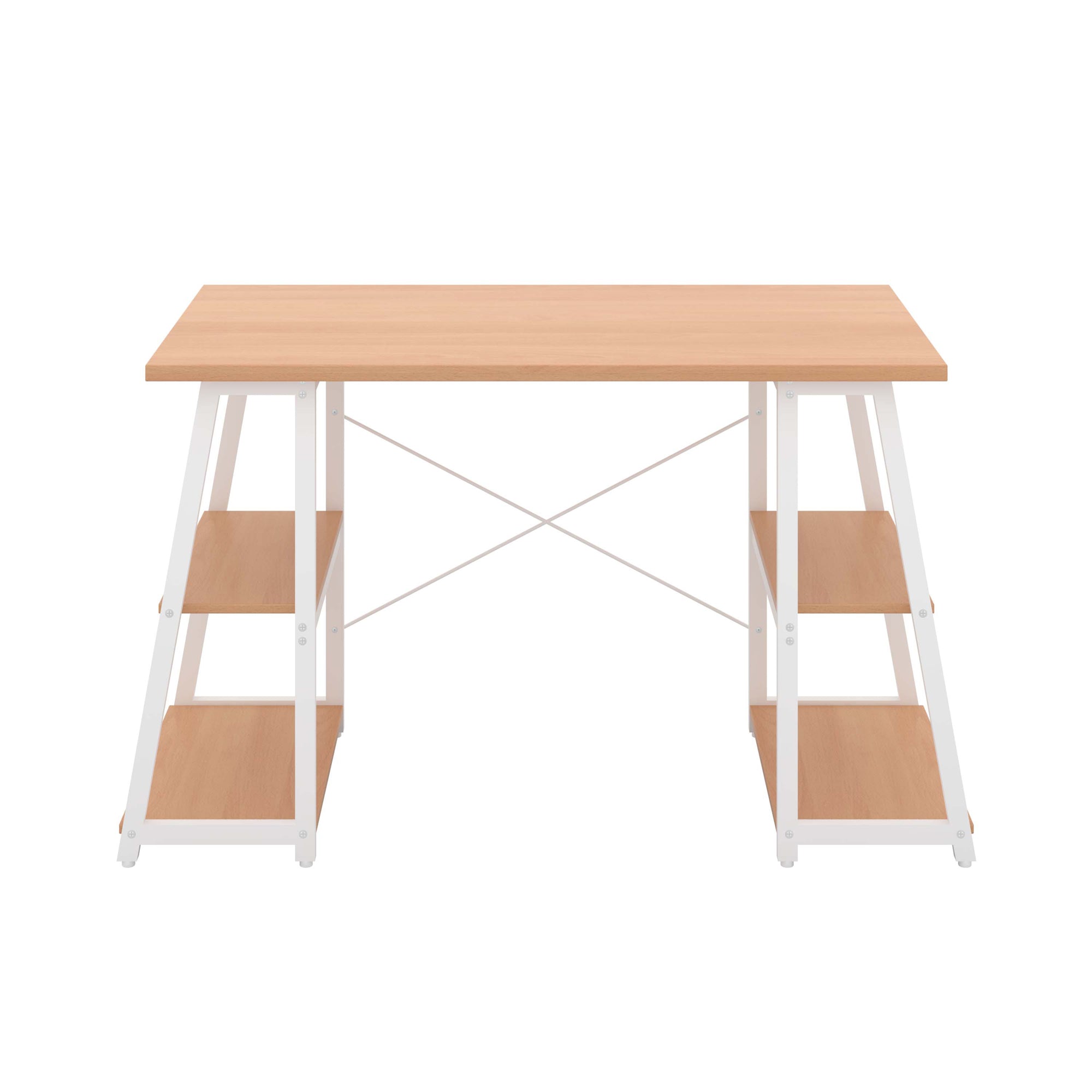 Odell Desk With A-Frame Shelves