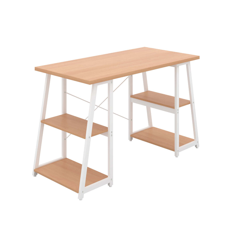 Odell Desk With A-Frame Shelves