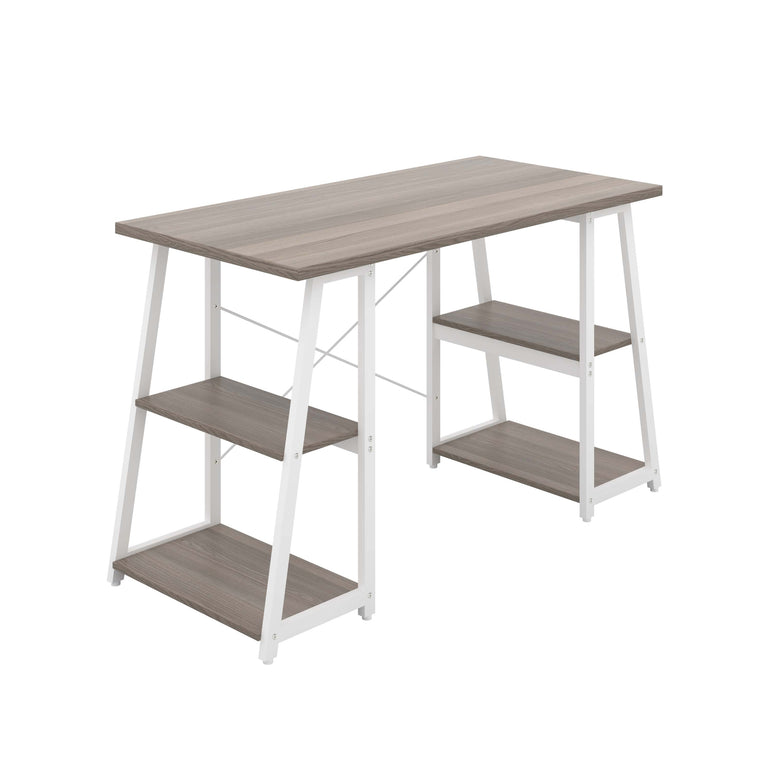 Odell Desk With A-Frame Shelves