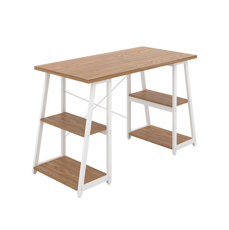 Odell Desk With A-Frame Shelves