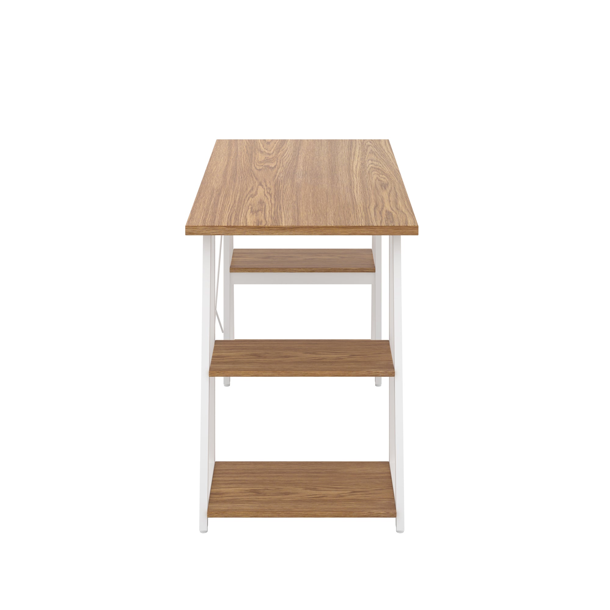 Odell Desk With A-Frame Shelves
