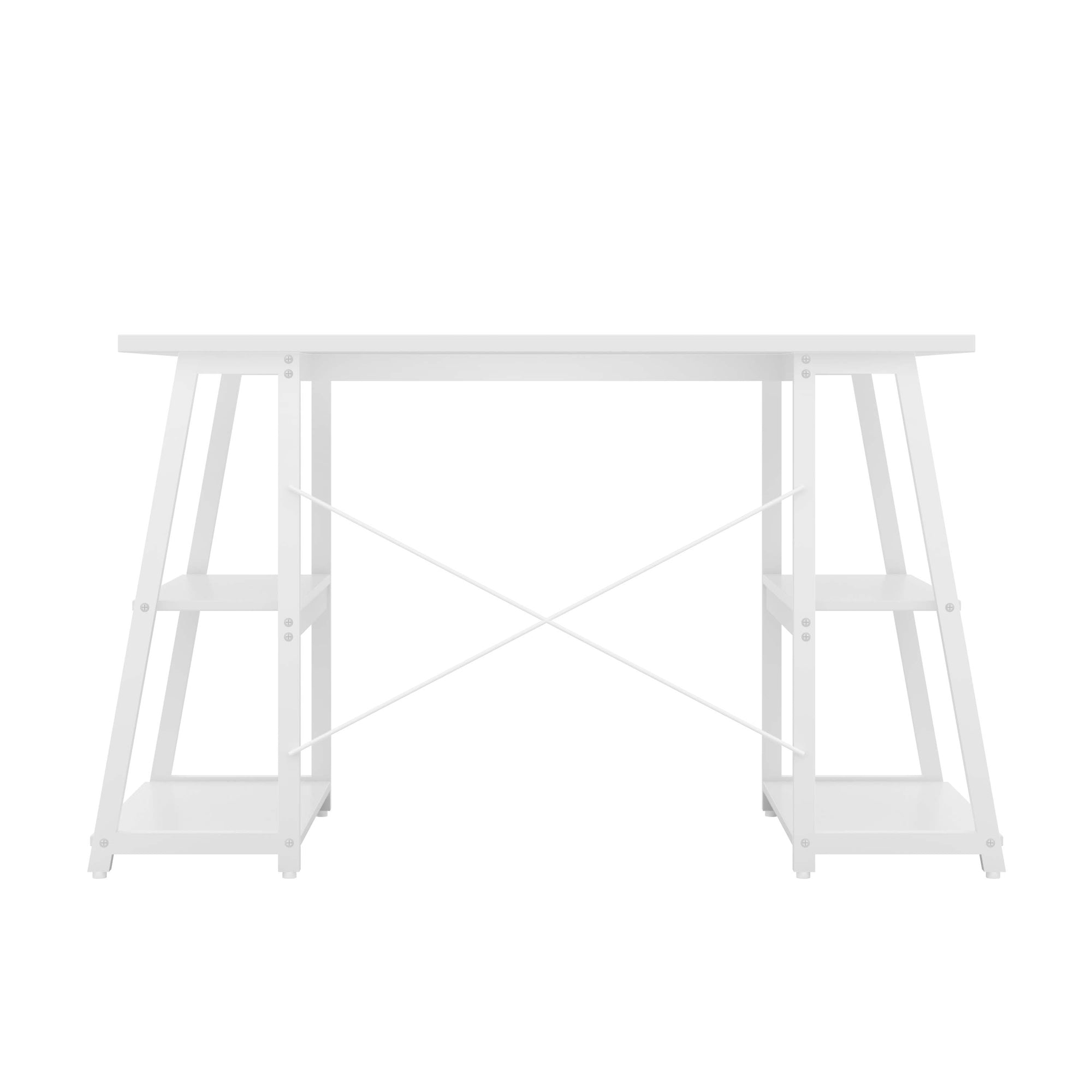 Odell Desk With A-Frame Shelves