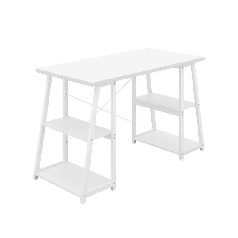 Odell Desk With A-Frame Shelves