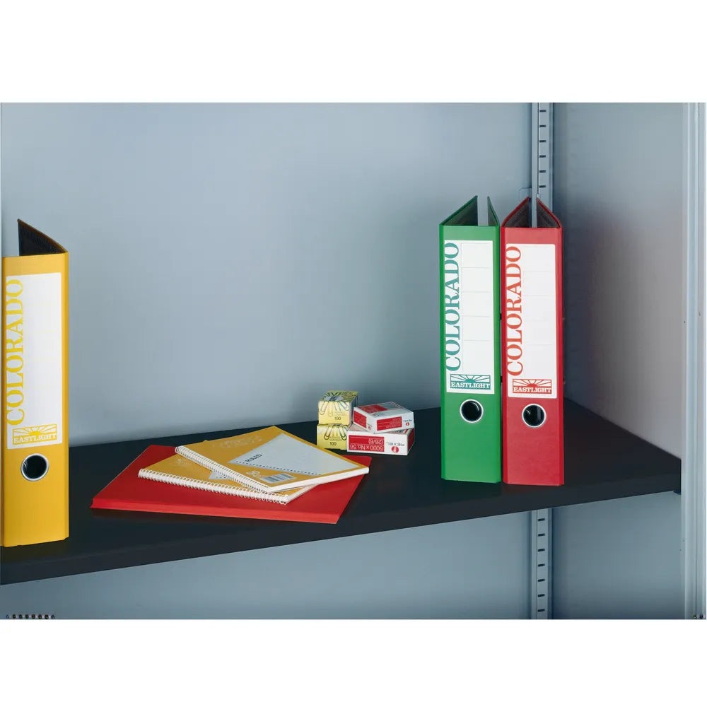 Bisley Qube Cupboard Shelf - 908mm Wide, 350mm Deep, 25mm High, Steel Material, 5-Year Guarantee