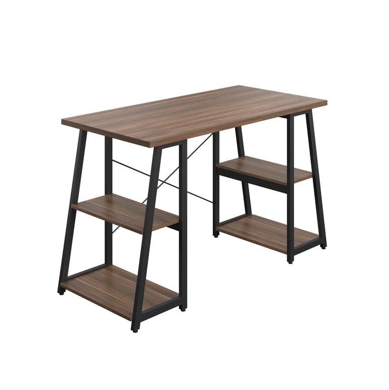 Odell Desk With A-Frame Shelves