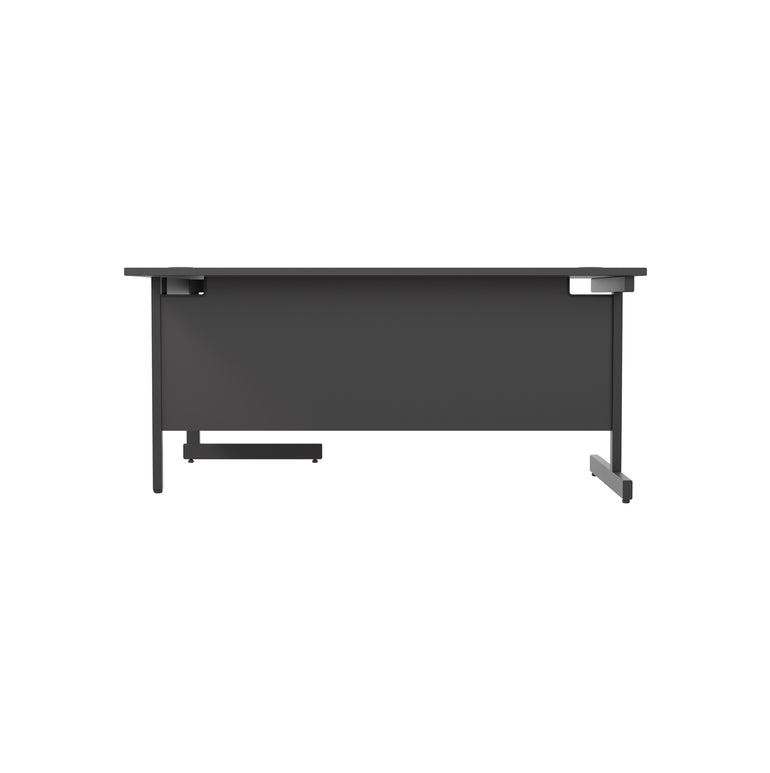 Single Upright Right Hand 1800mm Crescent Desk