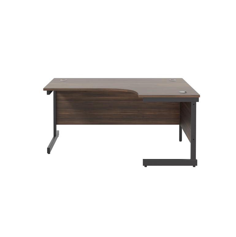Single Upright Right Hand 1800mm Crescent Desk