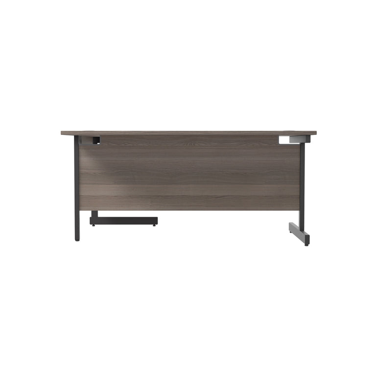 Single Upright Right Hand 1800mm Crescent Desk
