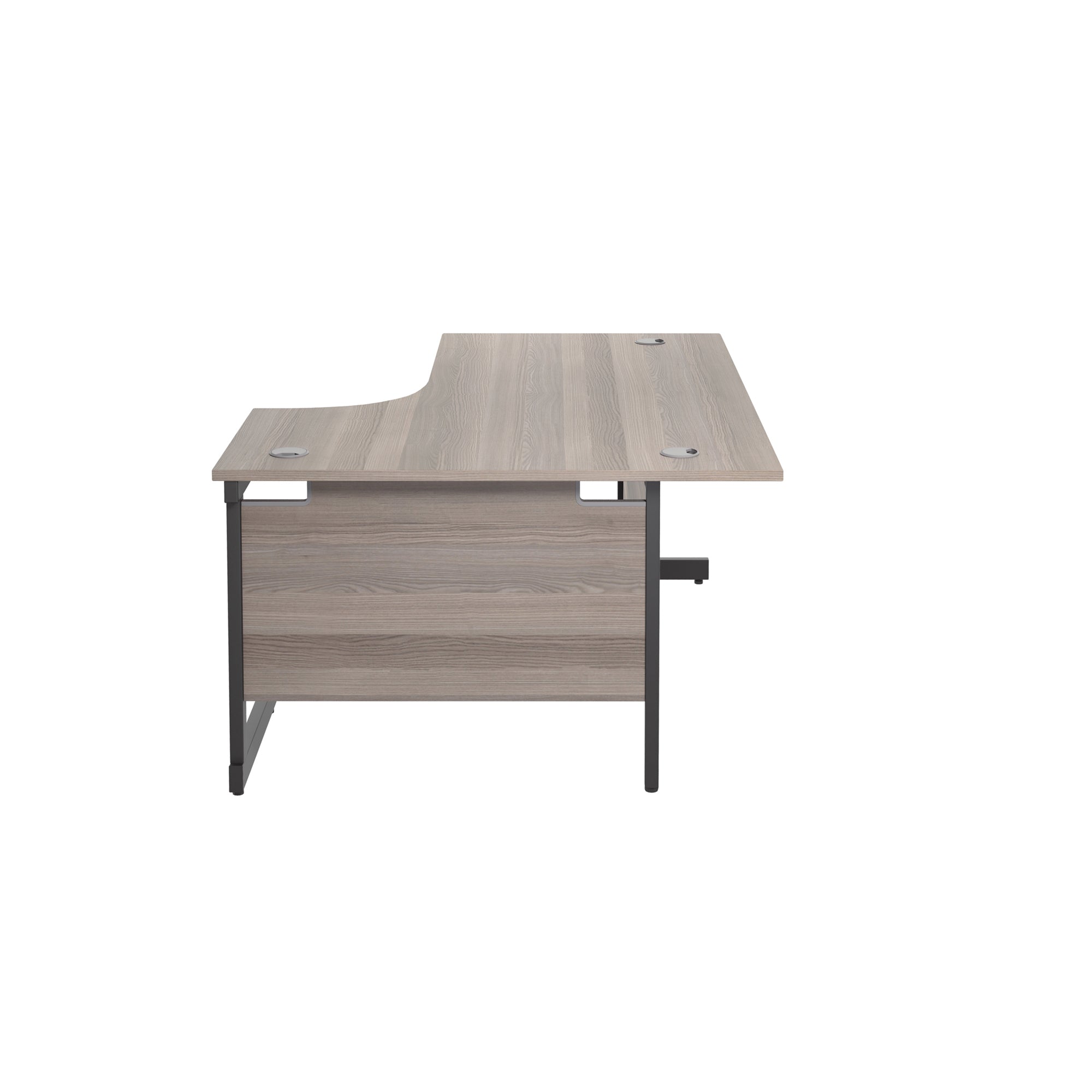 Single Upright Right Hand 1800mm Crescent Desk
