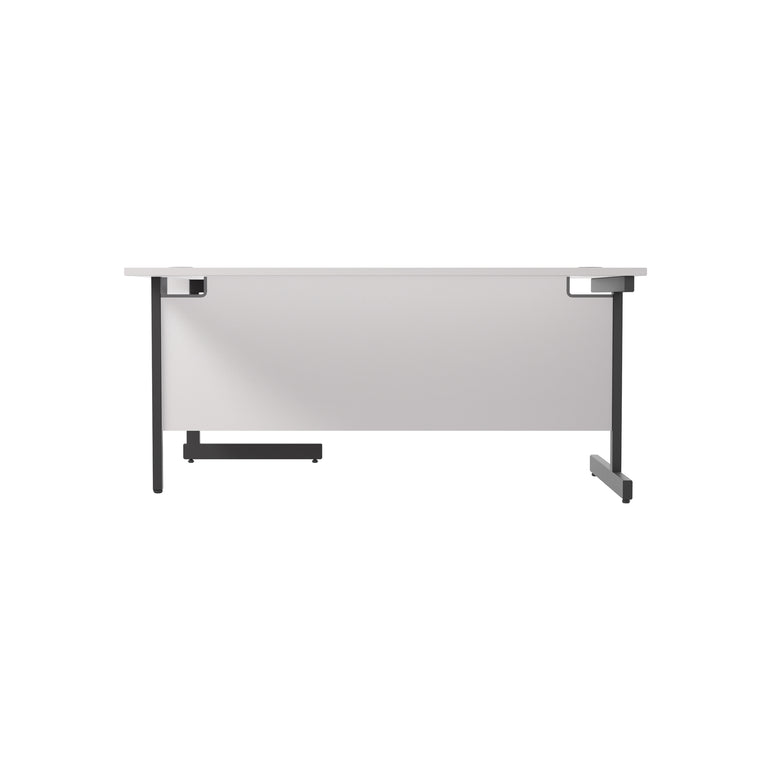Single Upright Right Hand 1800mm Crescent Desk