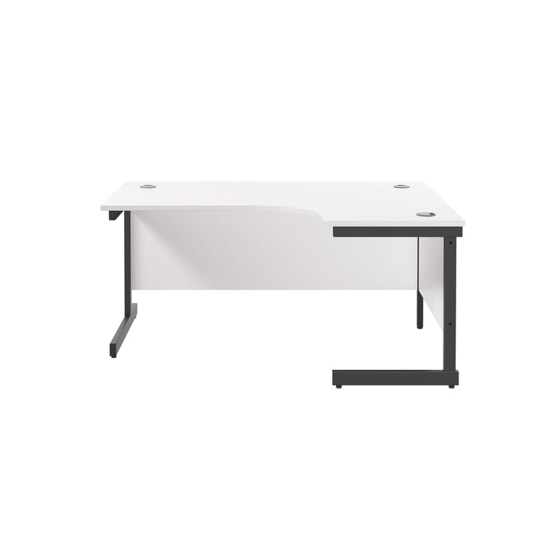 Single Upright Right Hand 1800mm Crescent Desk