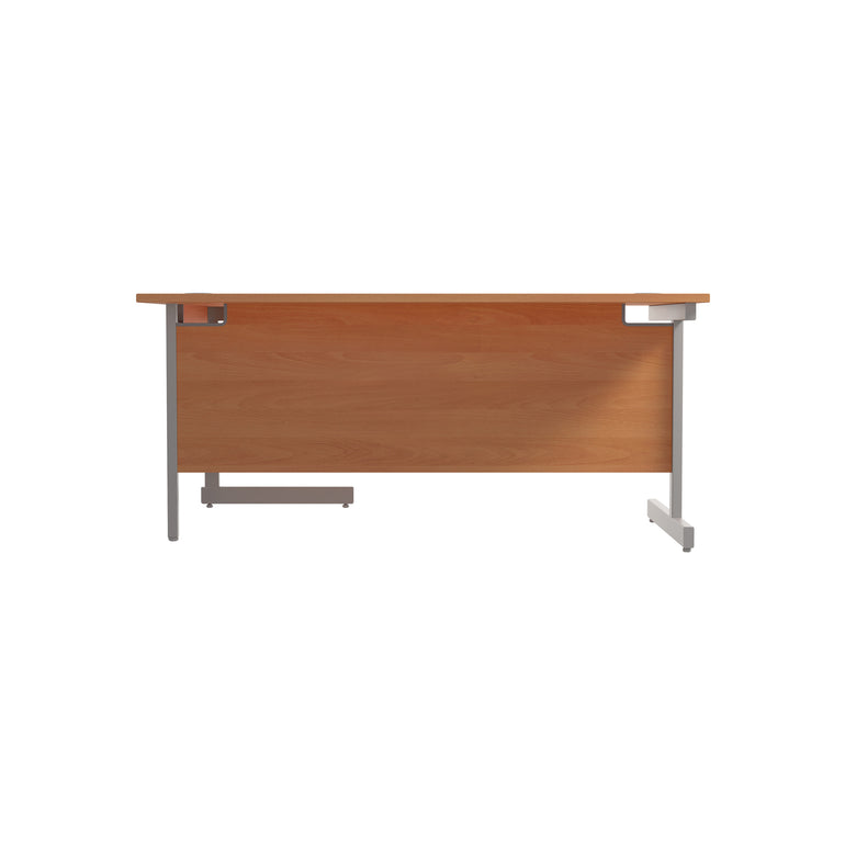 Single Upright Right Hand 1800mm Crescent Desk