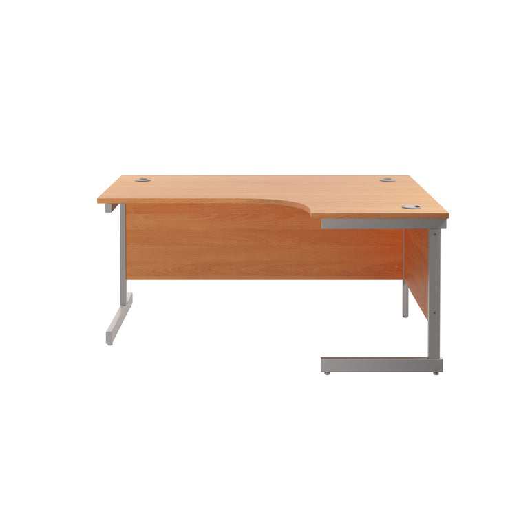 Single Upright Right Hand 1800mm Crescent Desk