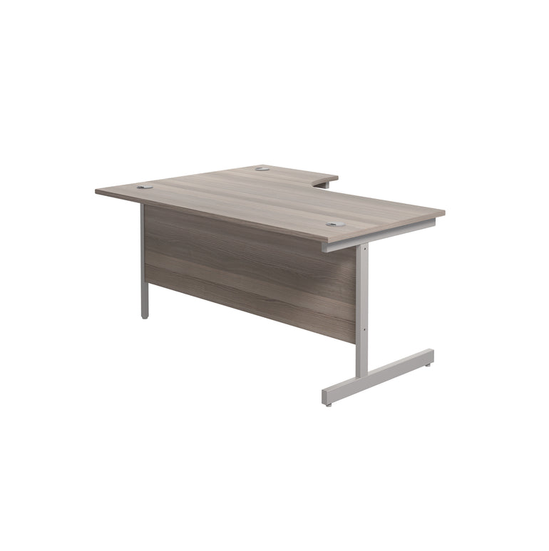 Single Upright Right Hand 1800mm Crescent Desk