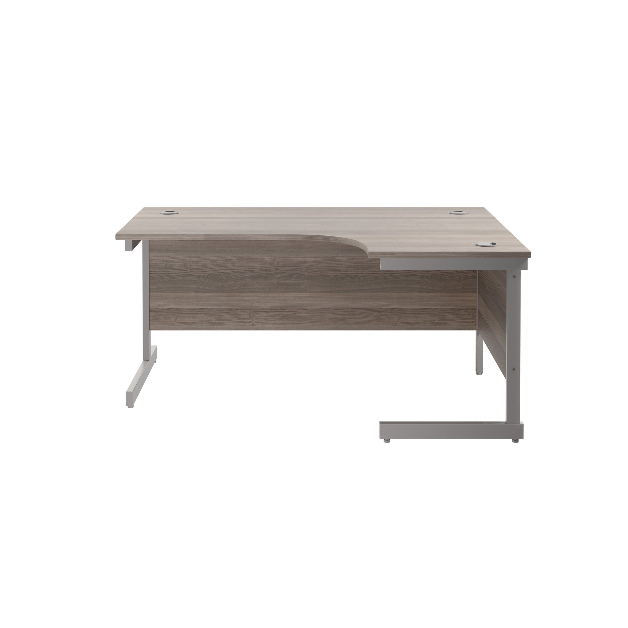 Single Upright Right Hand 1800mm Crescent Desk