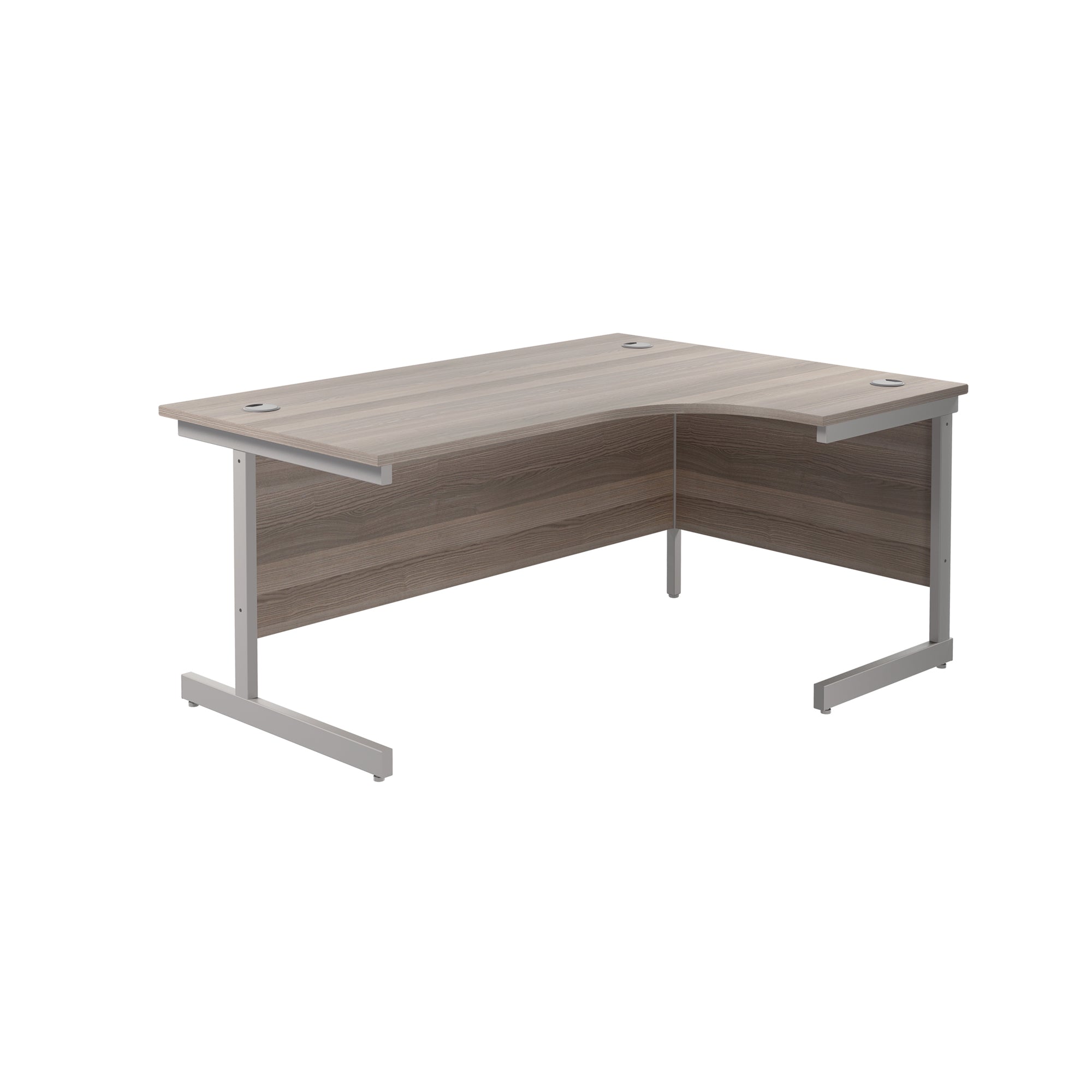 Single Upright Right Hand 1800mm Crescent Desk